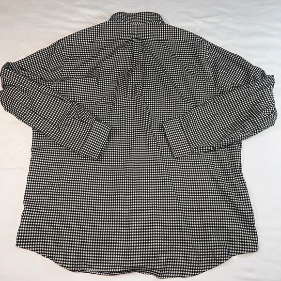 Ralph Lauren Shirt Mens Size XXL Black Gingham Check Classic Fit Button Preppy - Picture 11 of 14